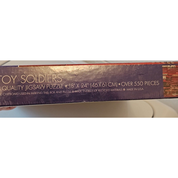 Great American Puzzle Factory Toy Soldiers 550 Pieces 1995 New 18" x 24" - Picture 3 of 3